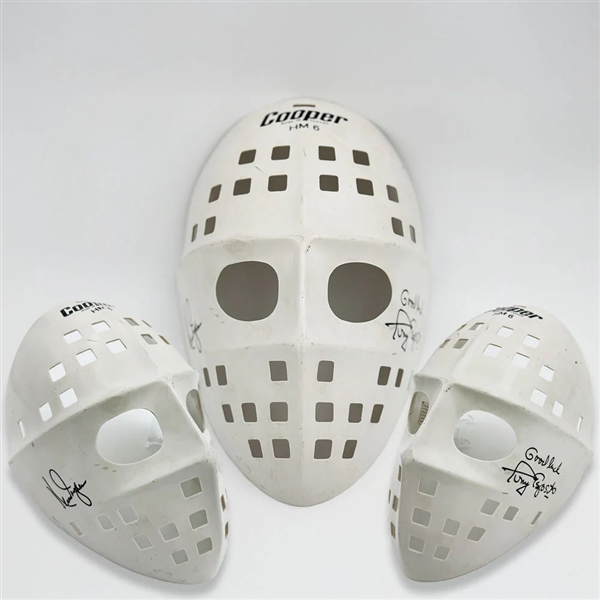 Ken Dryden & Tony Esposito Autographed Cooper Goalie Mask