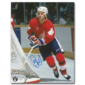 Doug Gilmour Autographed 1987 Canada Cup 8X10 Photo