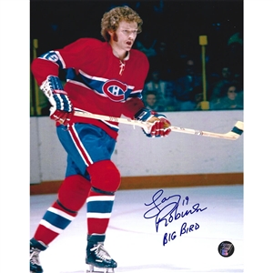 Larry Robinson Autographed Montreal Canadiens 8X10 Photo w/BIG BIRD Inscription