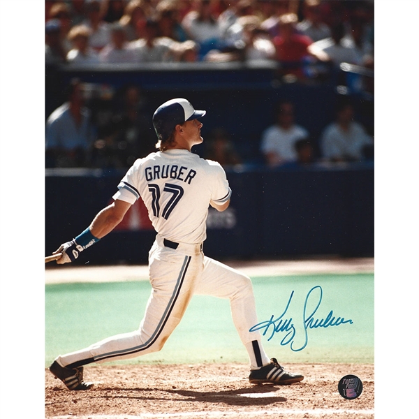 Kelly Gruber Autographed Toronto Blue Jays 8X10 Photo