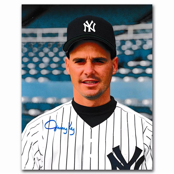 Jimmy Key Autographed New York Yankees 8X10 Photo